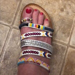 Sandals slides tribal